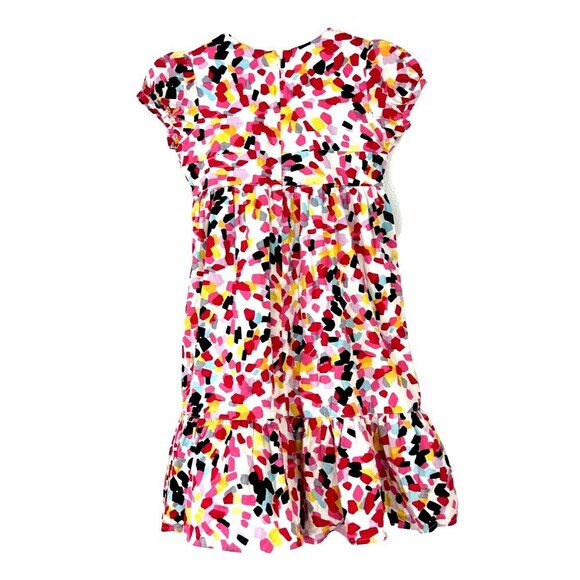 Hanna Andersson Paint Splatter Size 120 US Sz 6 7 Girls Dress Colorful Cotton R2 - Picture 2 of 12